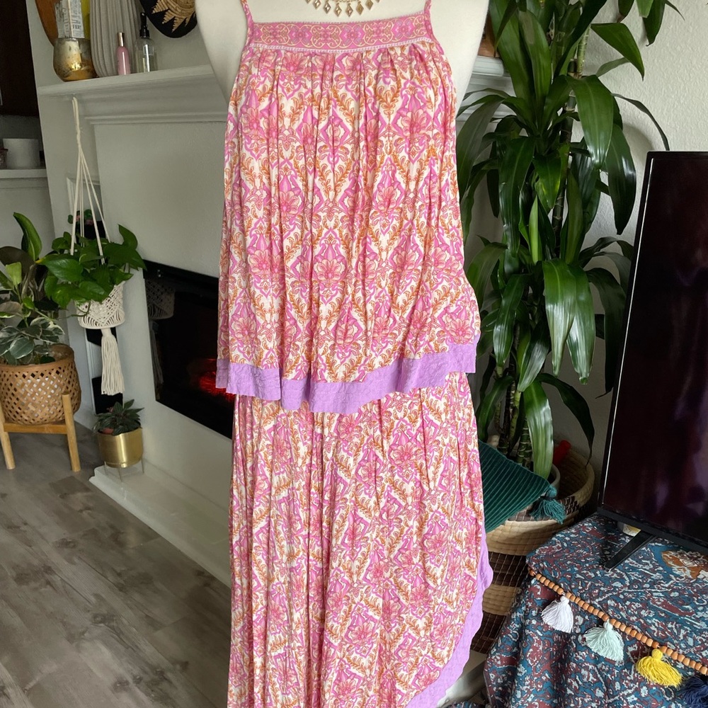 SPELL 🔮 Jewel Wrap Skirt and Tank XS
